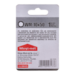 1 dielny blister s bitom SW 10, dĺžka 50mm 1 dielny blister s bitom SW 10, dĺžka 50mm